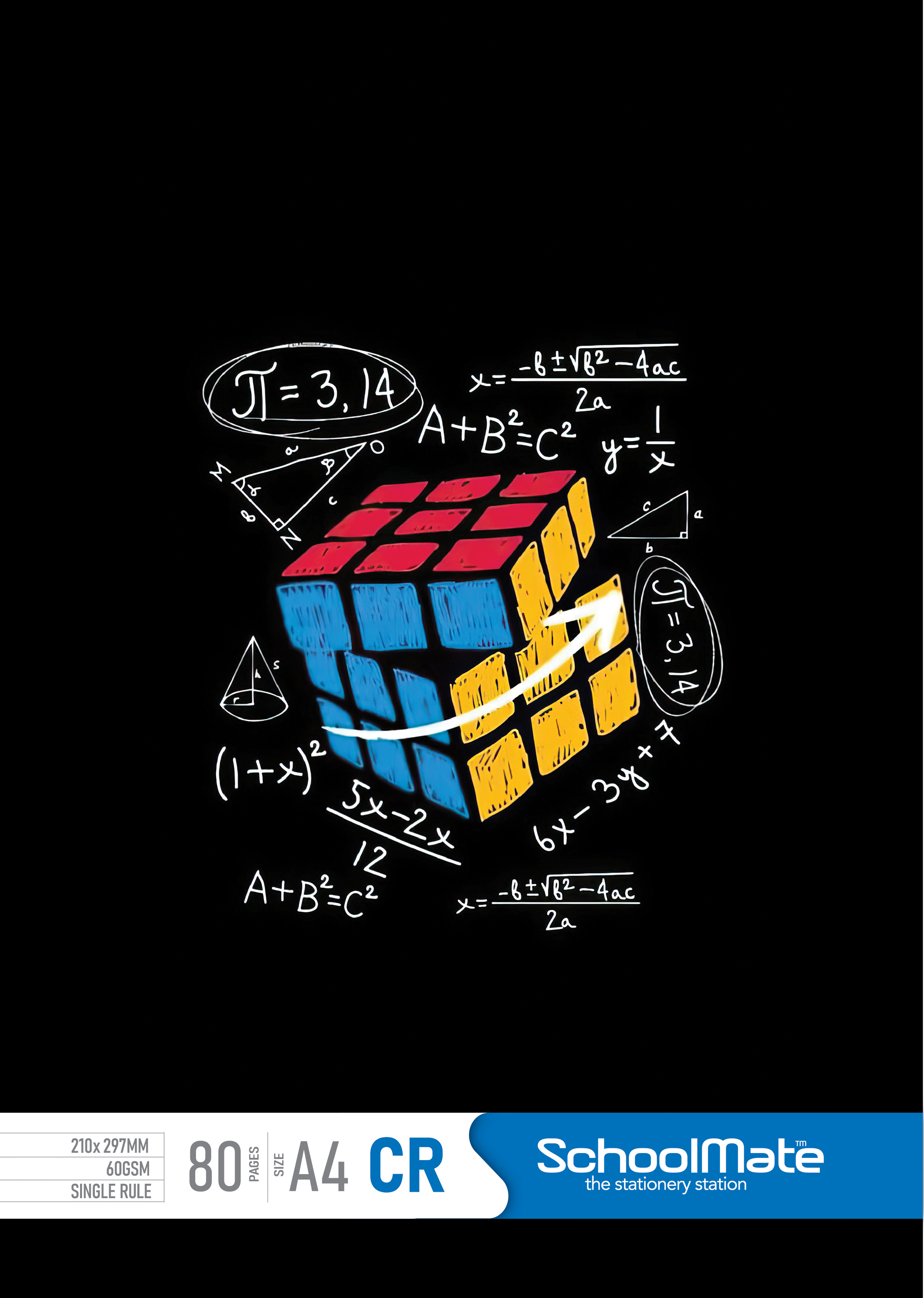 අභ්‍යාස පොත් -  තනි රූල් - CR - A4