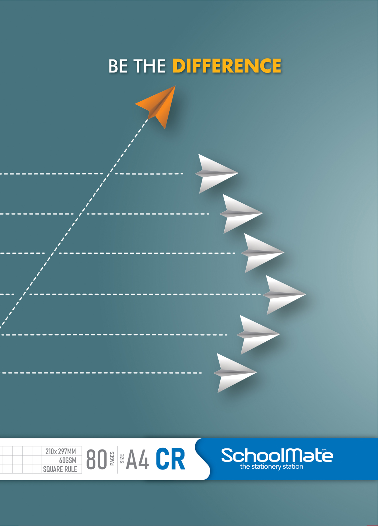 අභ්‍යාස පොත් -  කොටු රූල් - CR - A4